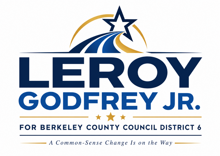 Leroy Godfrey Jr. for Berkeley County Council District 6 — campaign logo